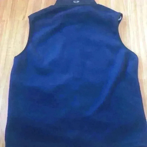 Vineyard Vines Navy Fleece Men's Vest Sz M - Picture 6 of 7